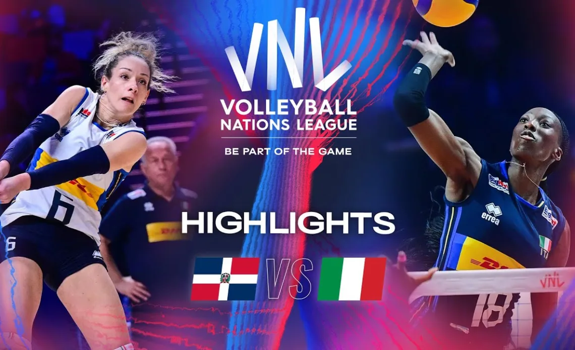 🇩🇴 DOM vs. 🇮🇹 ITA - Highlights | Week 2 | Women's VNL 2024