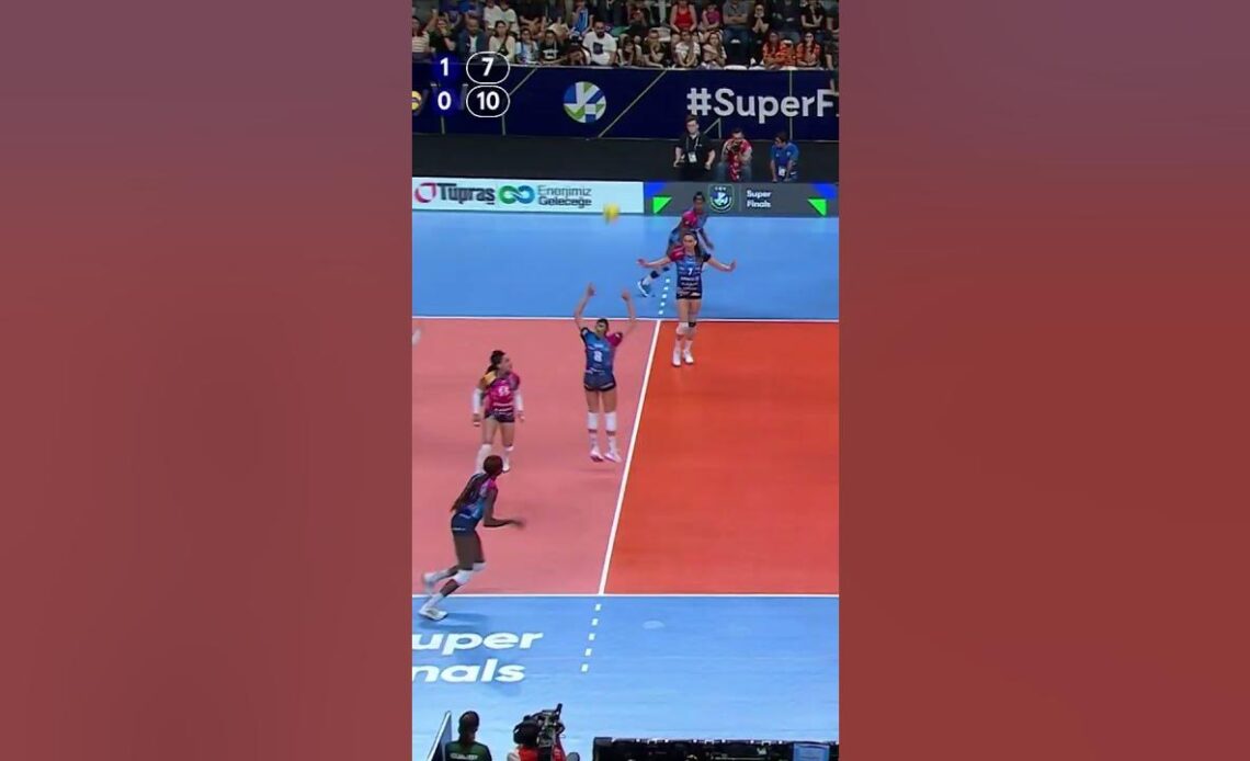 Epic Rally from Start to Finish! #volleyball #europeanvolleyball