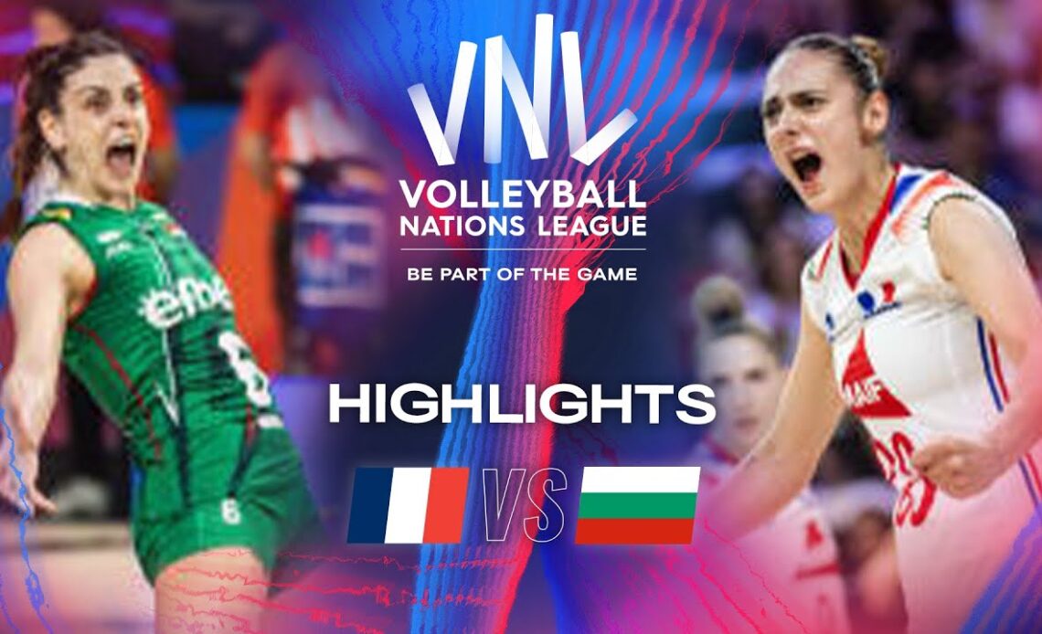 🇫🇷FRA vs. 🇧🇬BUL - Highlights | Week 1 | Women's VNL 2024