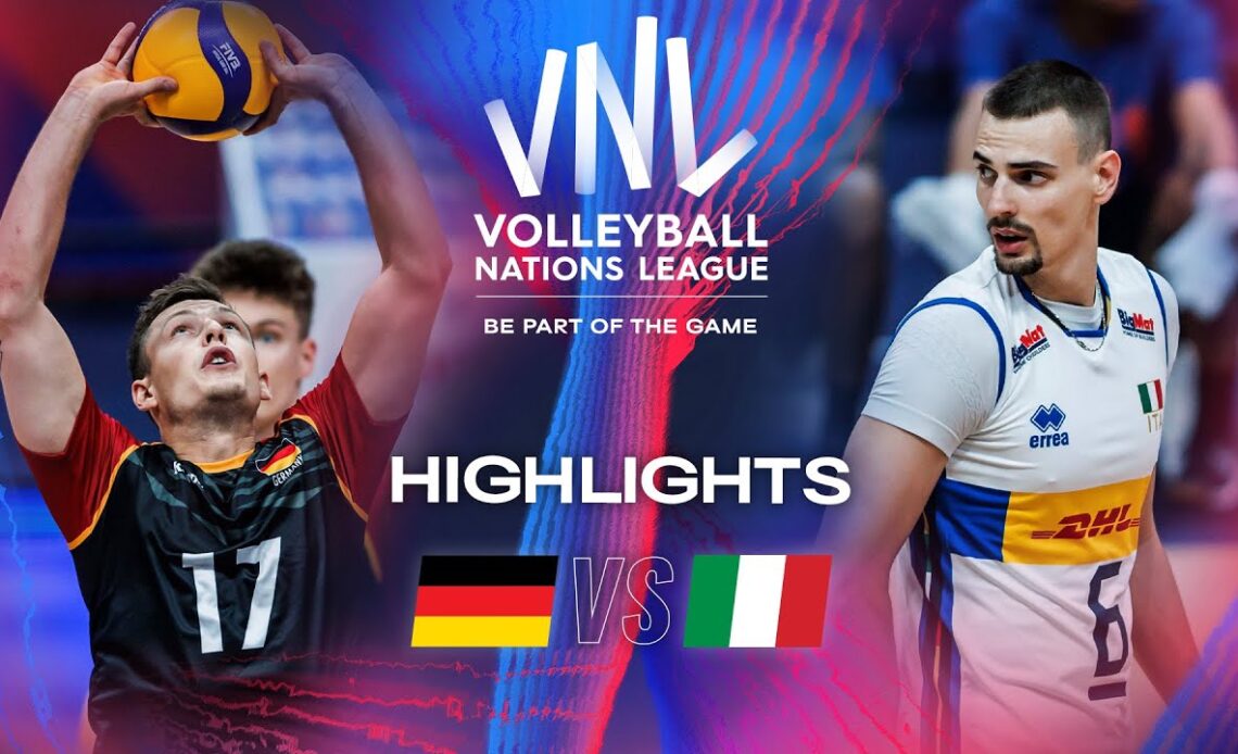 🇩🇪 GER vs. 🇮🇹 ITA - Highlights | Week 1 | Men's VNL 2024