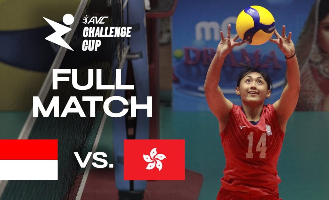 🇮🇩 INA vs. 🇭🇰 HKG - AVC Challenge Cup 2024 | Pool Play