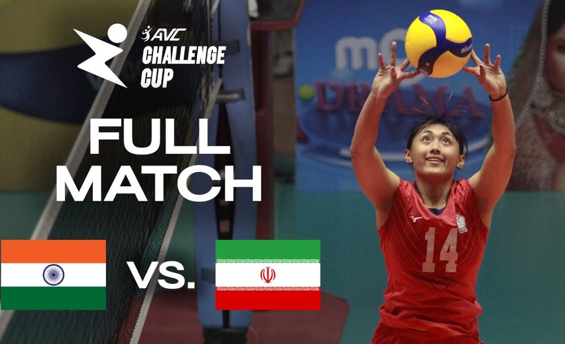 🇮🇳 IND vs. 🇮🇷 IRI - AVC Challenge Cup 2024 | Pool Play