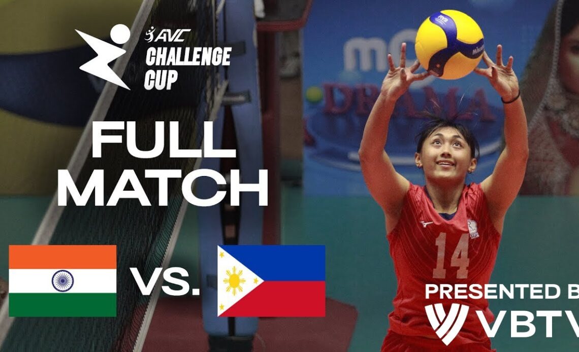 🇮🇳 IND vs. 🇵🇭 PHI - AVC Challenge Cup 2024 | Pool Play - presented by VBTV