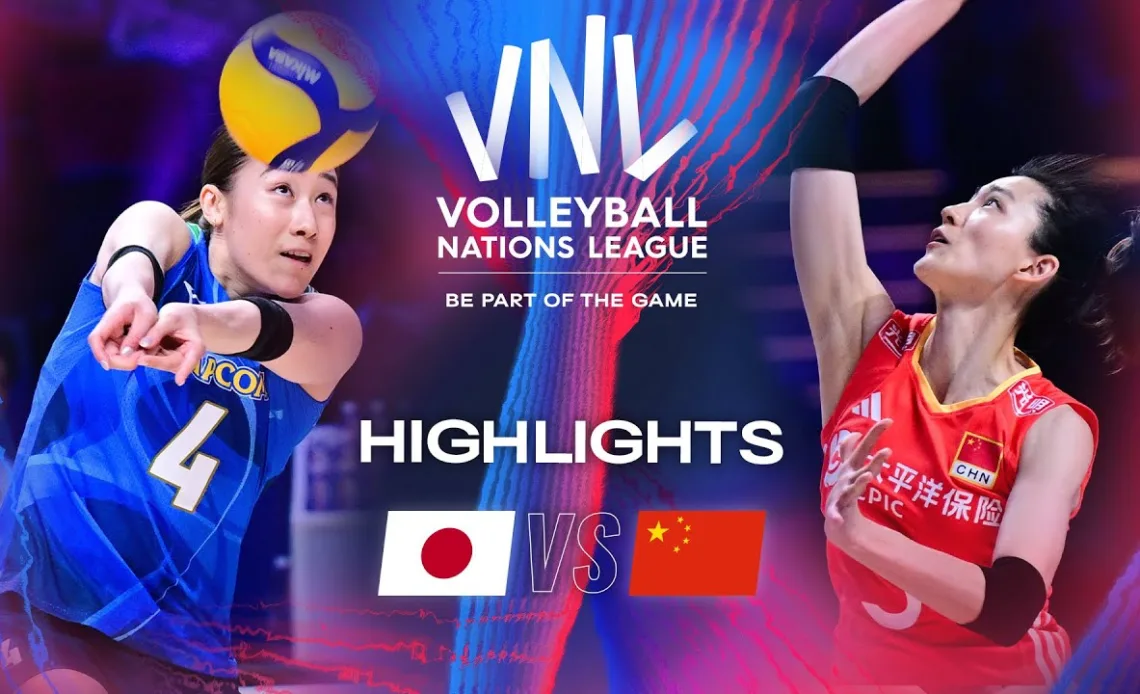 🇯🇵 JPN vs. 🇨🇳 CHN - Highlights | Week 2 | Women's VNL 2024