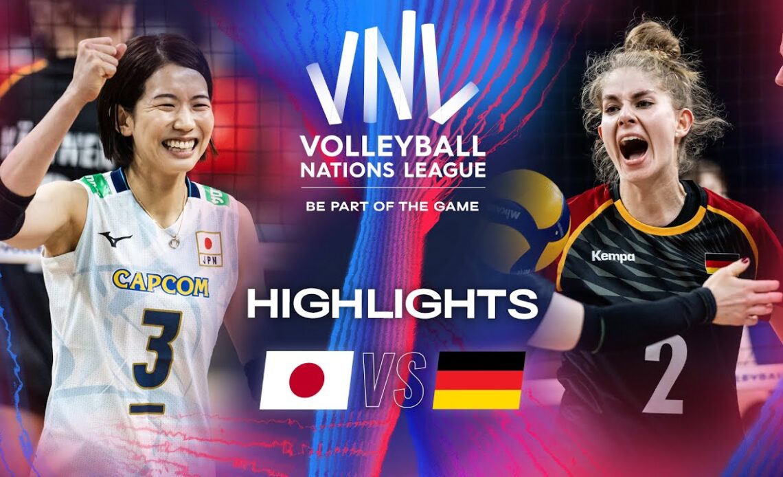 🇯🇵 JPN vs. 🇩🇪 GER - Highlights | Week 1 | Women's VNL 2024