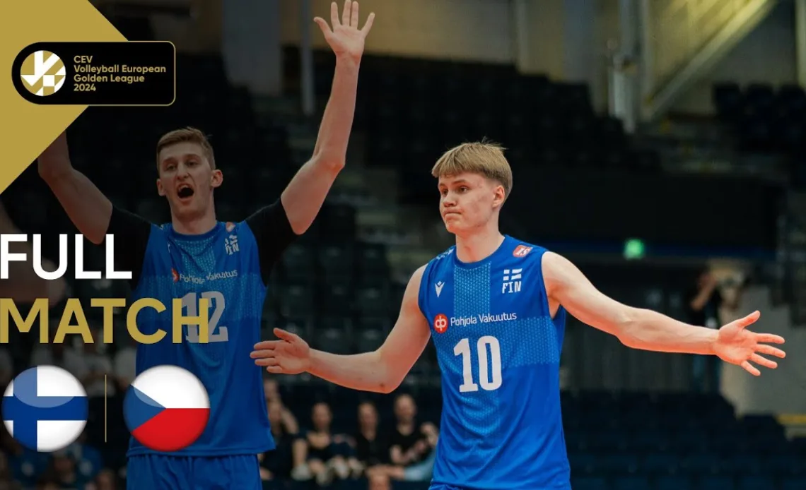 LIVE | Finland vs. Czechia - CEV Volleyball European Golden League 2024
