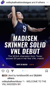 MADI SKINNER LEADS USA TO BEAT THAILAND IN DREAM DEBUT