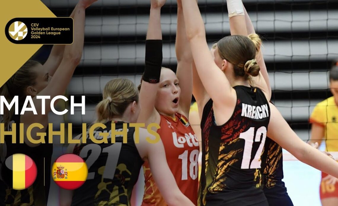 Match Highlights: BELGIUM vs. SPAIN