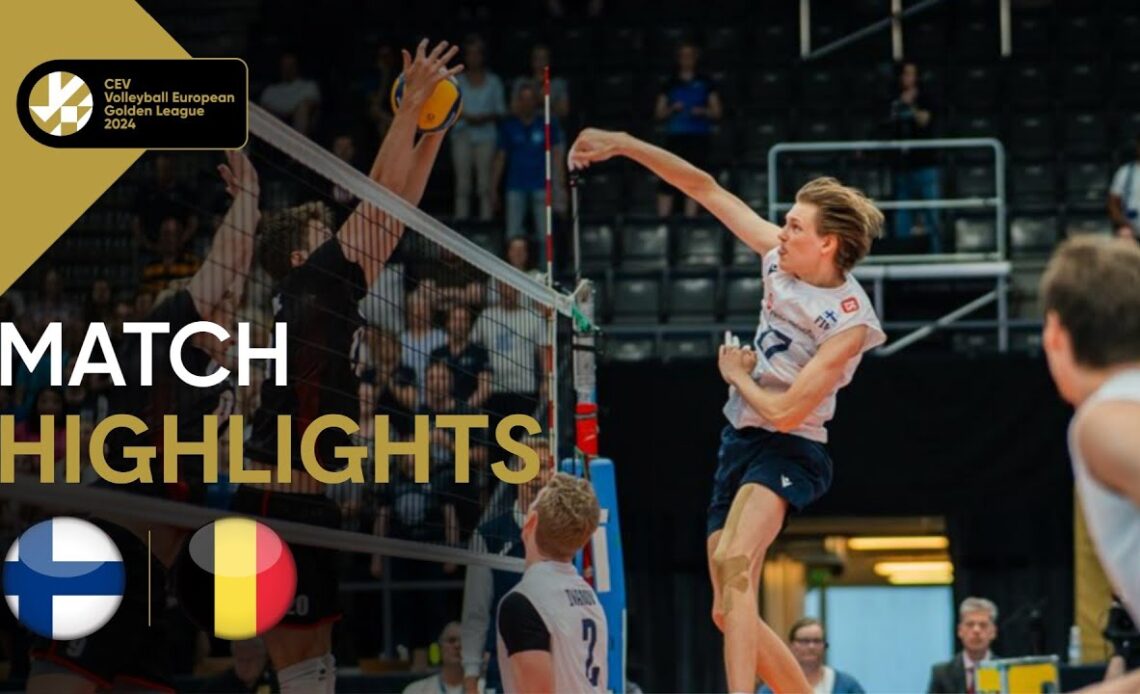 Match Highlights: FINLAND vs. BELGIUM