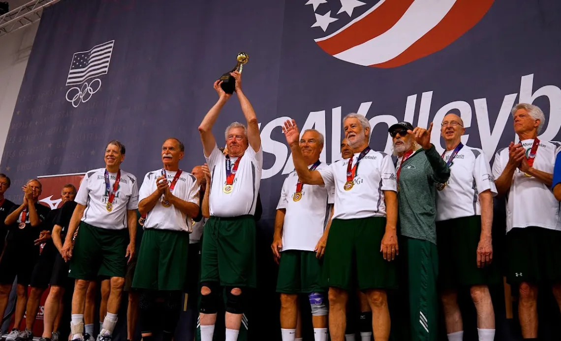 Men's 70 & Over Division Winners | Kings Mt. Fog | 2024 USA Volleyball Open National Championship