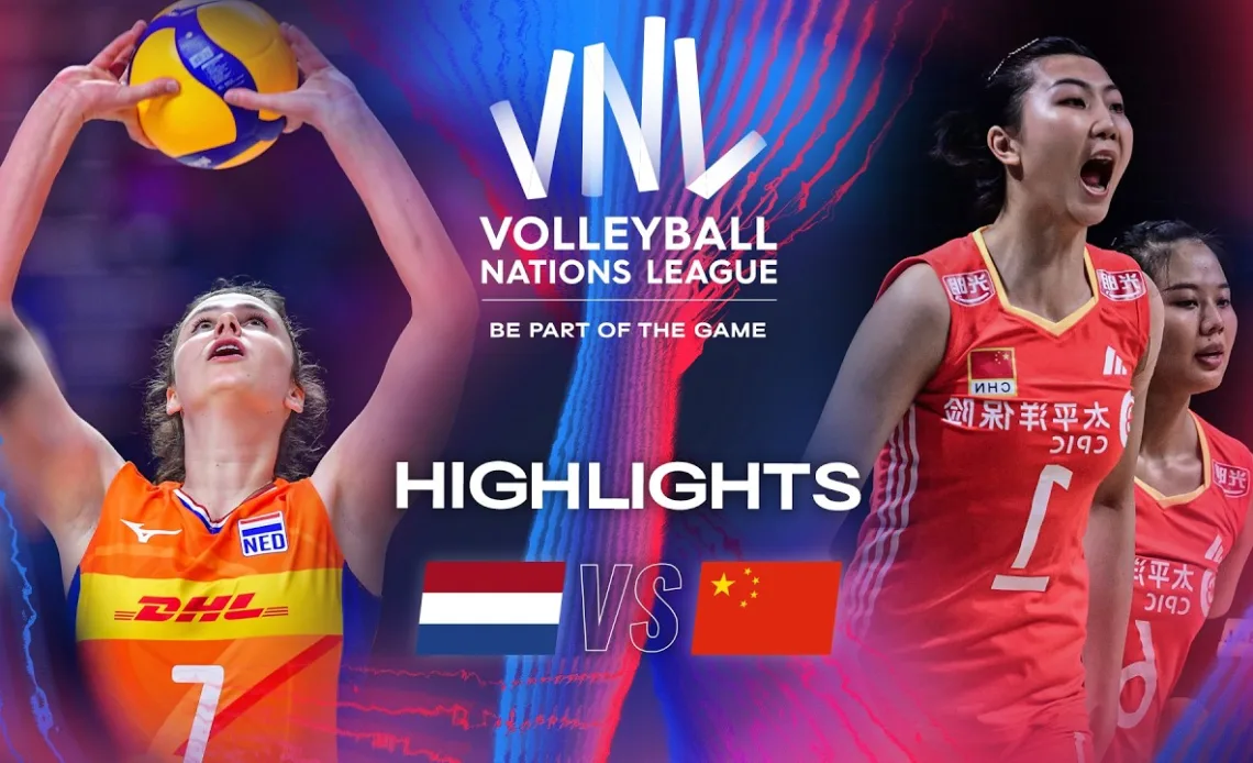 🇳🇱 NED vs. 🇨🇳 CHN - Highlights | Week 2 | Women's VNL 2024