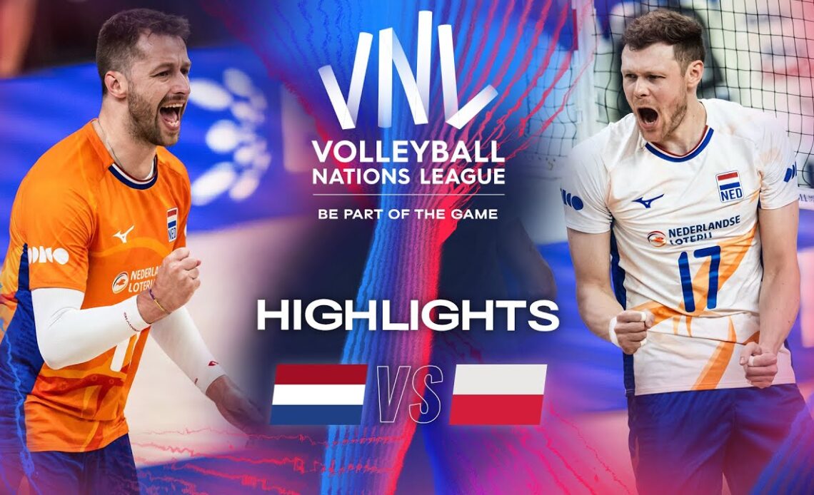 🇳🇱 NED vs. 🇵🇱 POL - Highlights | Week 1 | Men's VNL 2024