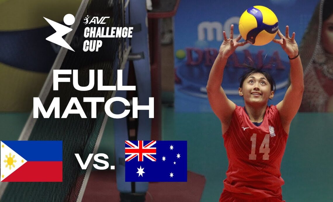 🇵🇭 PHI vs. 🇦🇺 AUS - AVC Challenge Cup 2024 | Pool Play