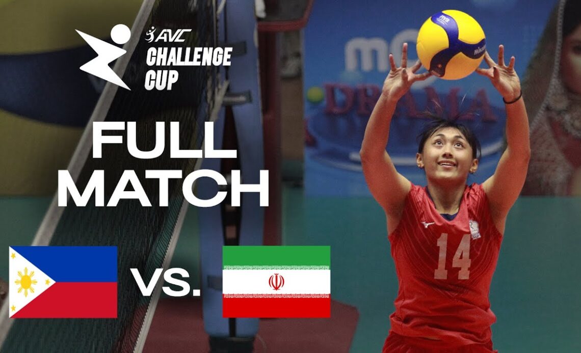 🇵🇭 PHI vs. 🇮🇷 IRI - AVC Challenge Cup 2024 | Pool Play