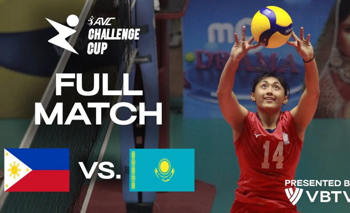 🇵🇭 PHI vs 🇰🇿 KAZ - Semifinals | AVC Challenge Cup 2024 - presented by VBTV
