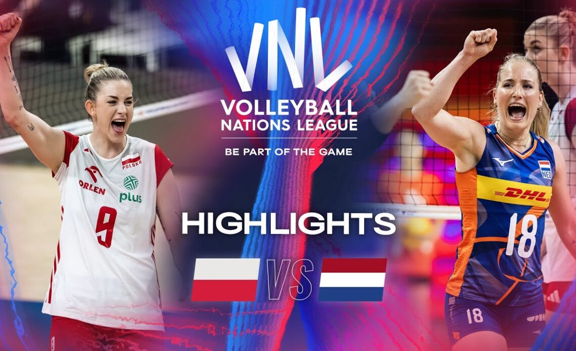 🇵🇱 POL vs. 🇳🇱 NED - Highlights | Week 1 | Women's VNL 2024