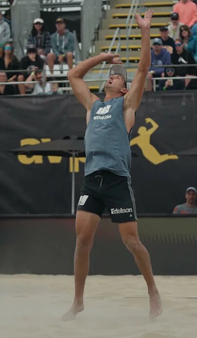Phil Dalhausser Sweet Pass and Side Out | AVP Huntington Beach #shorts