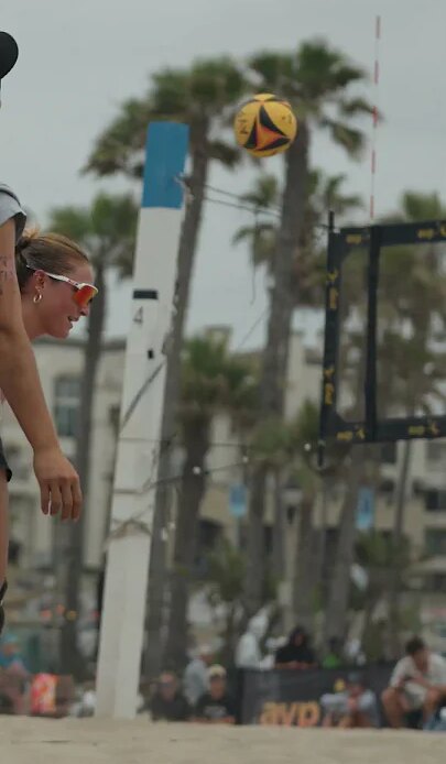 QUALIFIED: Marine Kinna, Devanne Sours honeymoon way into AVP Huntington Beach main draw