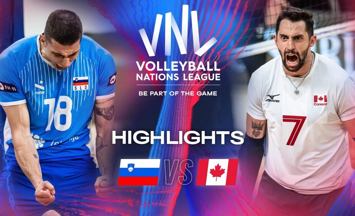 🇸🇮 SLO vs. 🇨🇦 CAN - Highlights | Week 1 | Men's VNL 2024