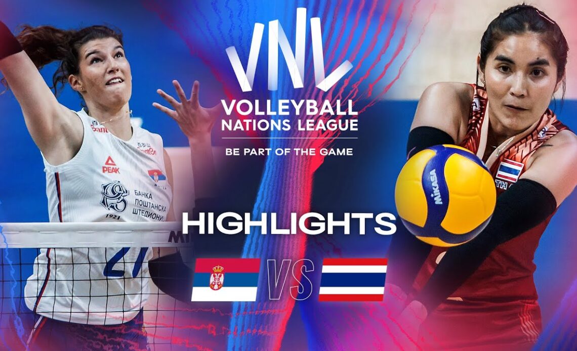 SRB 🇷🇸 vs. THA 🇹🇭 - Highlights | Week 1 | Women's VNL 2024