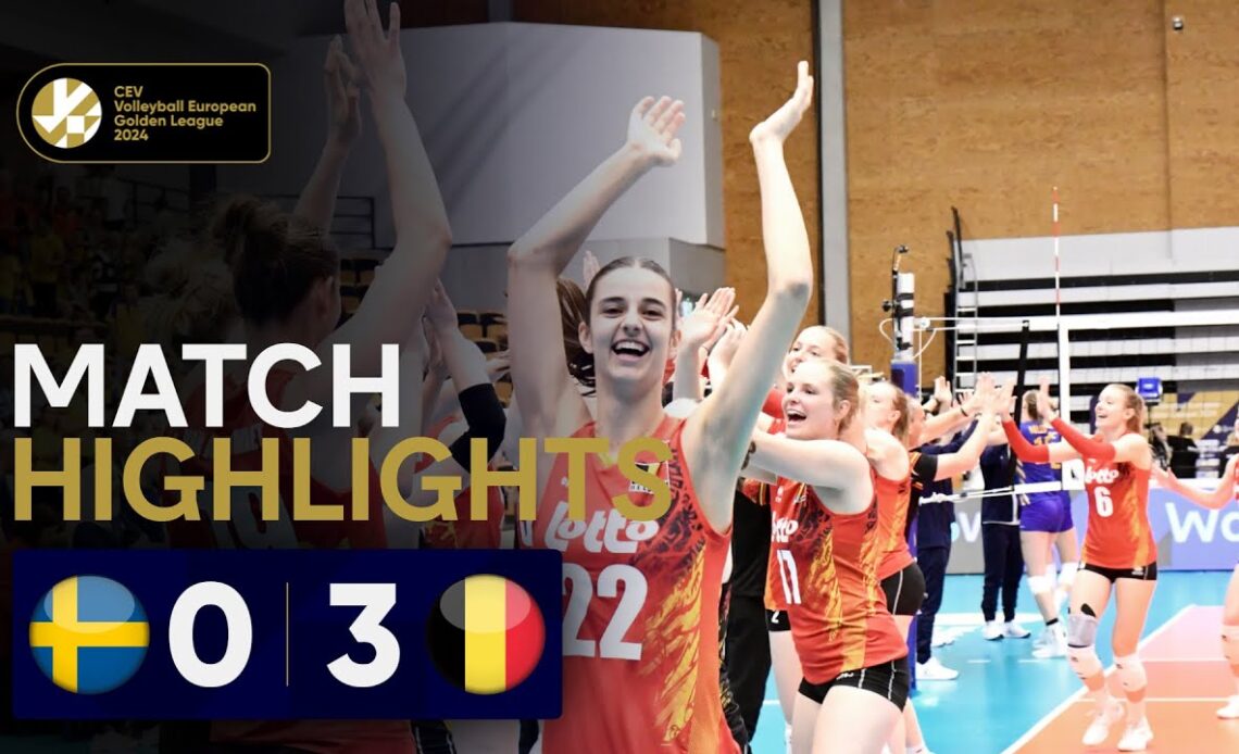 SWEDEN vs. BELGIUM - Match Highlights