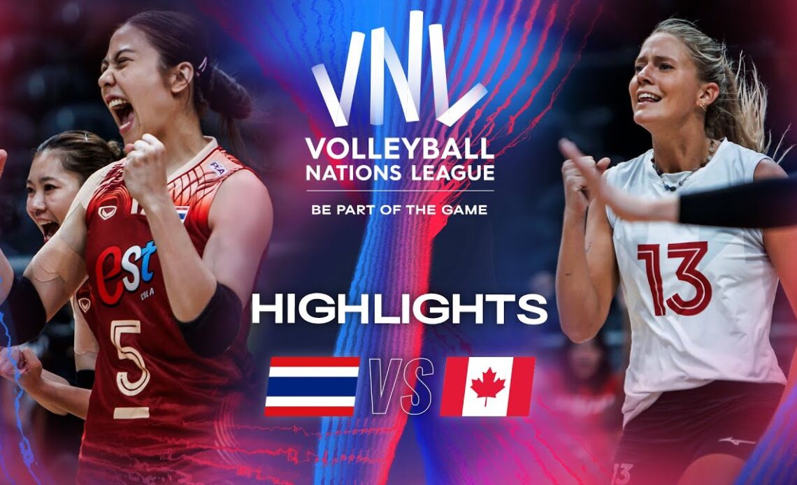 🇹🇭 THA vs. 🇨🇦 CAN - Highlights | Week 1 | Women's VNL 2024