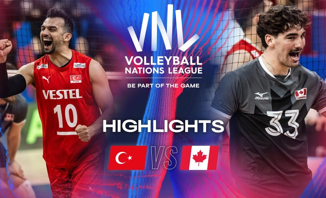 🇹🇷 TUR vs. 🇨🇦 CAN - Highlights | Week 1 | Men's VNL 2024