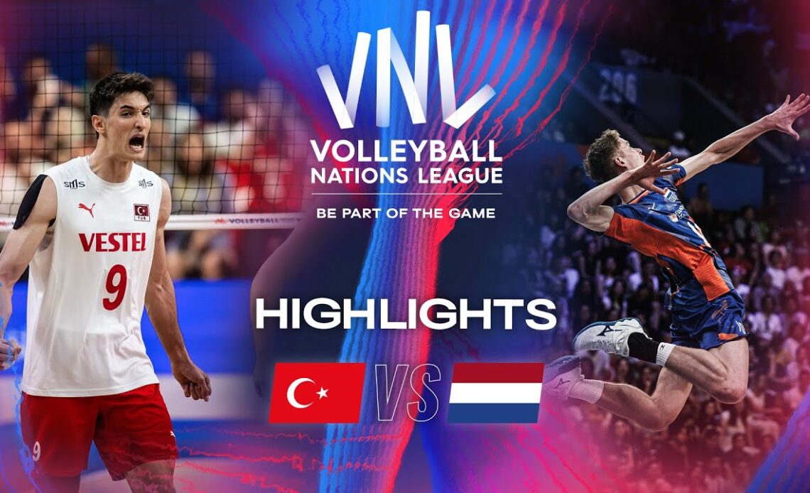 🇹🇷 TÜR vs. 🇳🇱 NED - Highlights | Week 1 | Men's VNL 2024