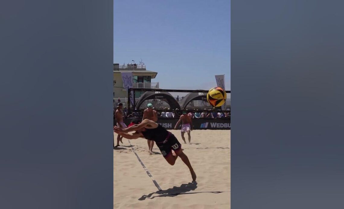 Troy Showing Off His Hustle To Coach #AVP #BeachVolleyball #Volleyball