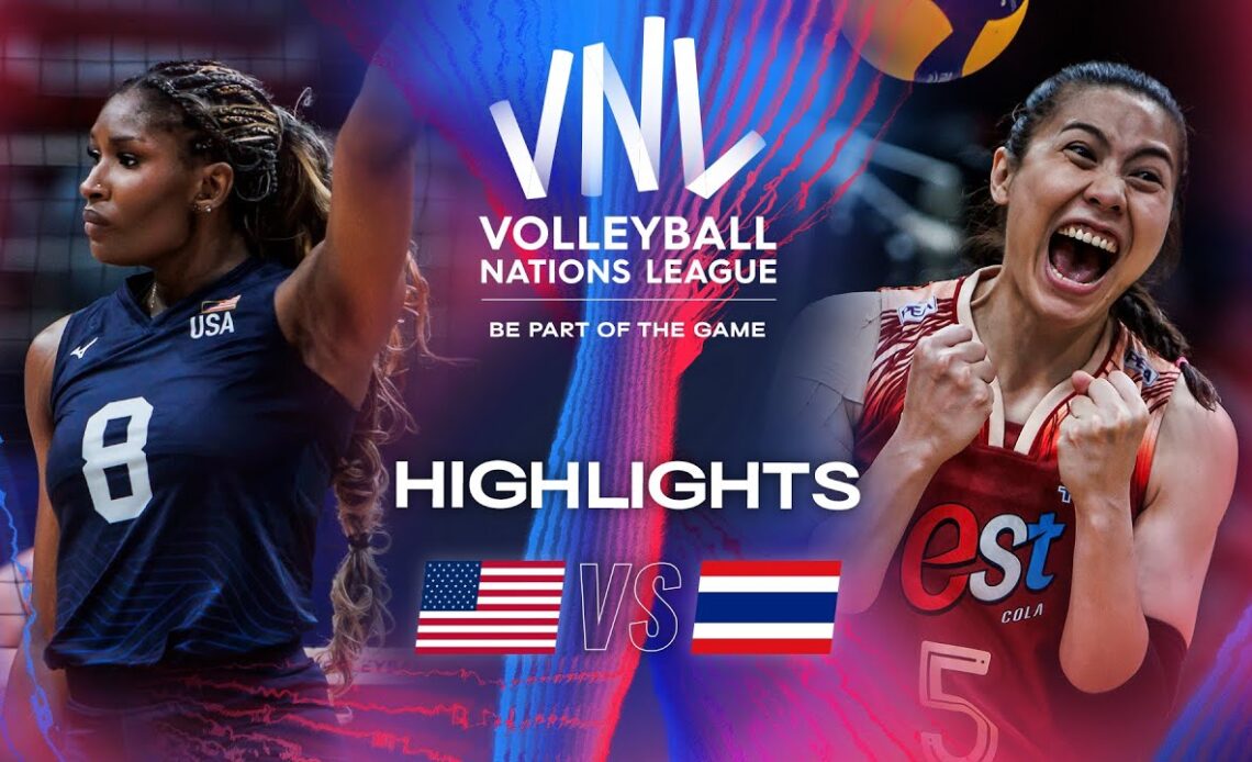 🇺🇸 USA vs. 🇹🇭 THA - Highlights | Week 1 | Women's VNL 2024