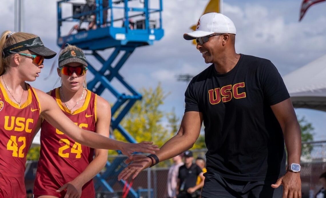 USC Beach Volleyball's Dain Blanton Named AVCA National Coach of the Year