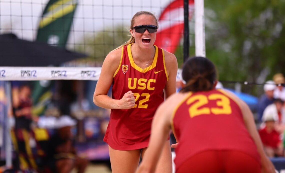 USC Beach Volleyball’s Megan Kraft Collects Second Pac-12 Player of the Year Award