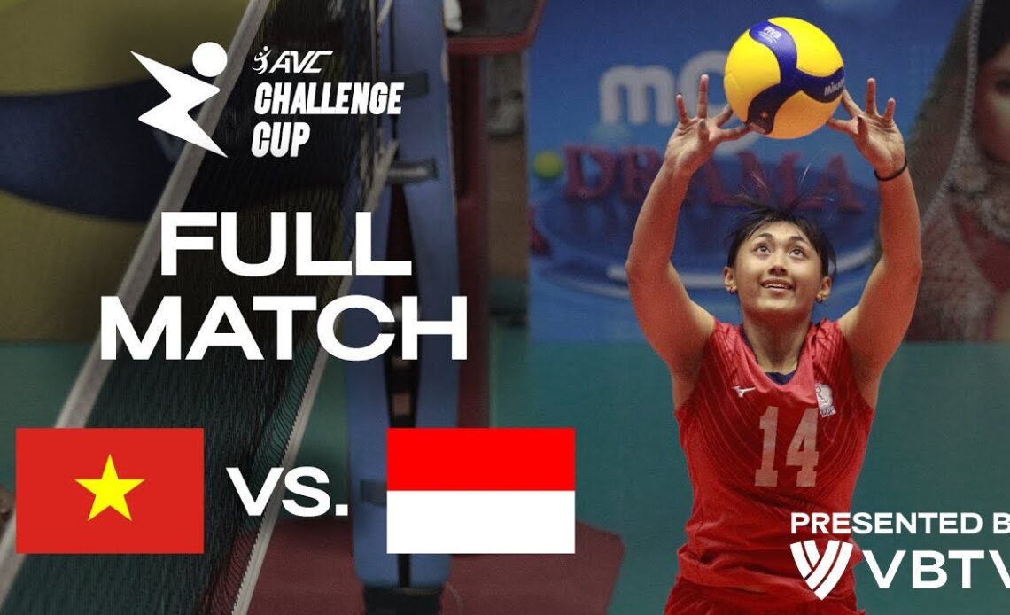 🇻🇳 VIE vs. 🇮🇩 INA - AVC Challenge Cup 2024 | Pool Play - presented by VBTV