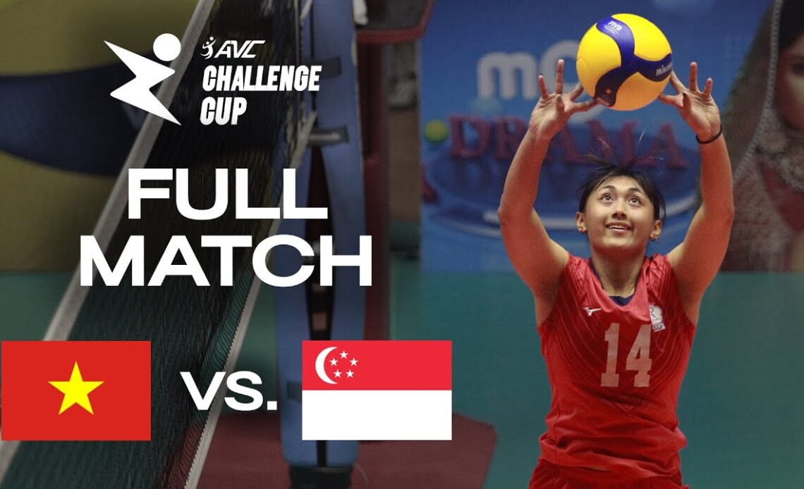 🇻🇳 VIE vs. 🇸🇬 SGP - AVC Challenge Cup 2024 | Pool Play