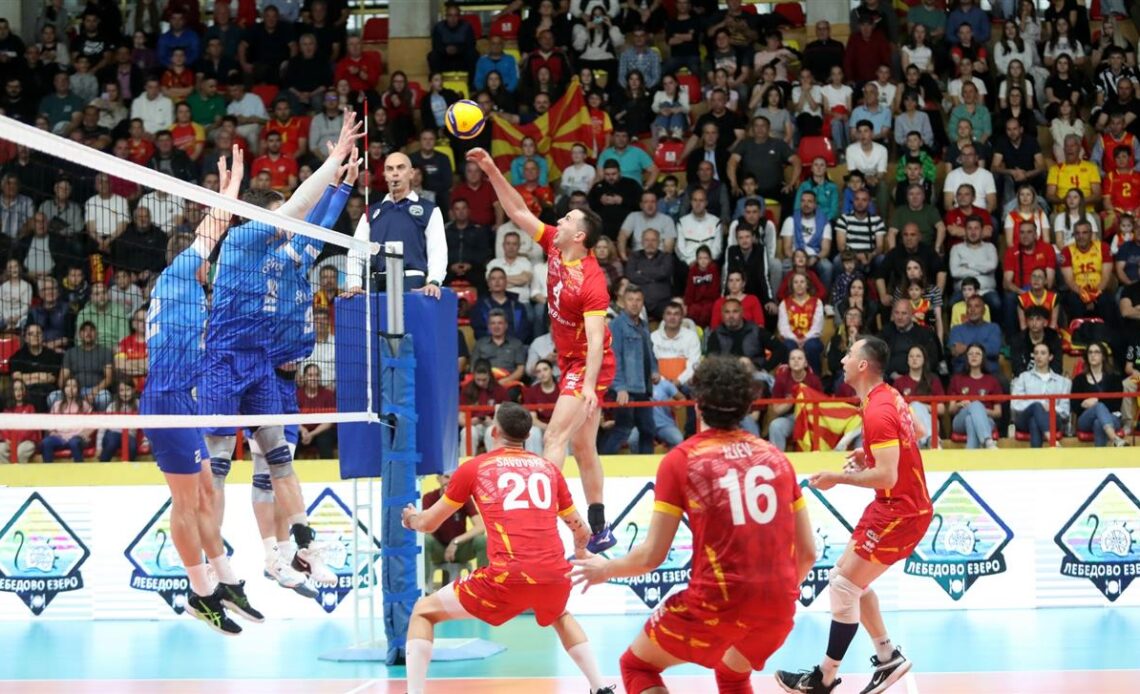 WorldofVolley :: CEV GL M: Estonia Triumphs Over North Macedonia