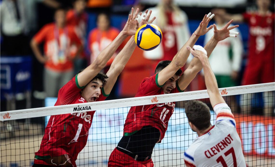 WorldofVolley :: VNL M: France Dominates Bulgaria in VNL 2024 Opener