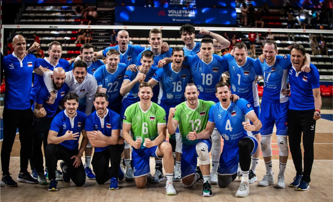 WorldofVolley :: VNL M: Slovenia Clinches Third Win in Antalya
