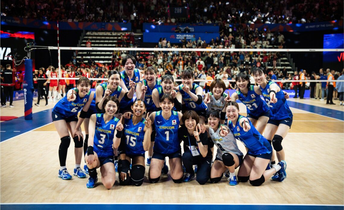 WorldofVolley :: VNL W: Japan Stuns Türkiye in Volleyball Nations League 2024 Opener