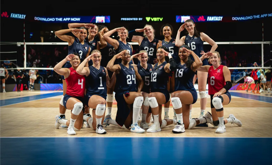 WorldofVolley :: VNL W: USA and Poland Secure Wins in Arlington