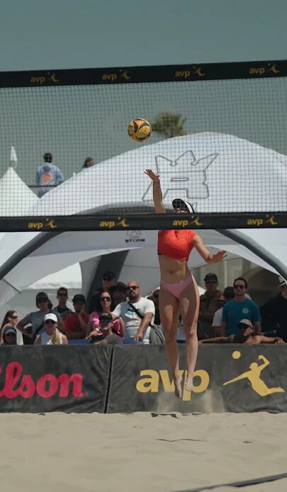 Zana Muno ACE at AVP Huntington Beach #shorts