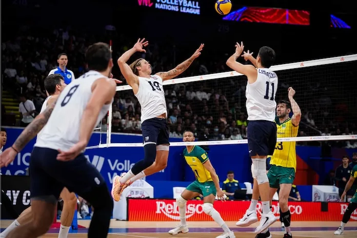 Women's Olympic volleyball pools set; USA men beat Brazil in five