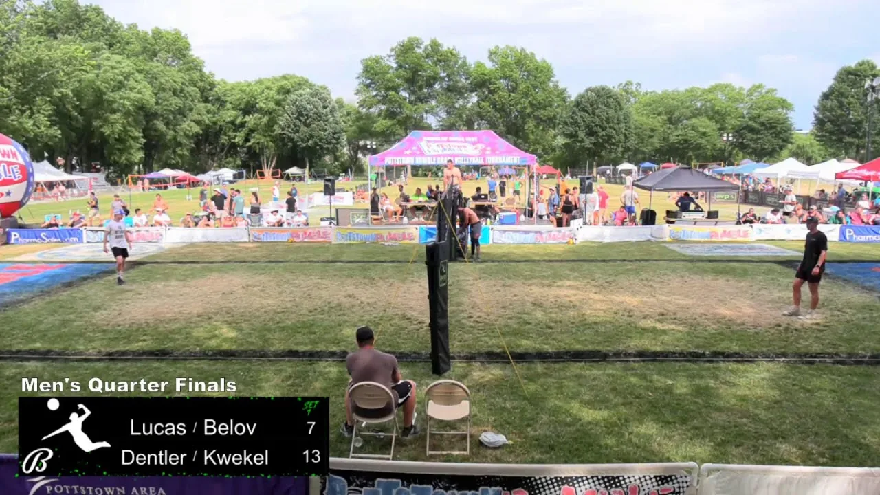 AVP Grass | The Pottstown Rumble | Men's Quarter Finals | Belov / Lucas vs. Dentler / Kwekel