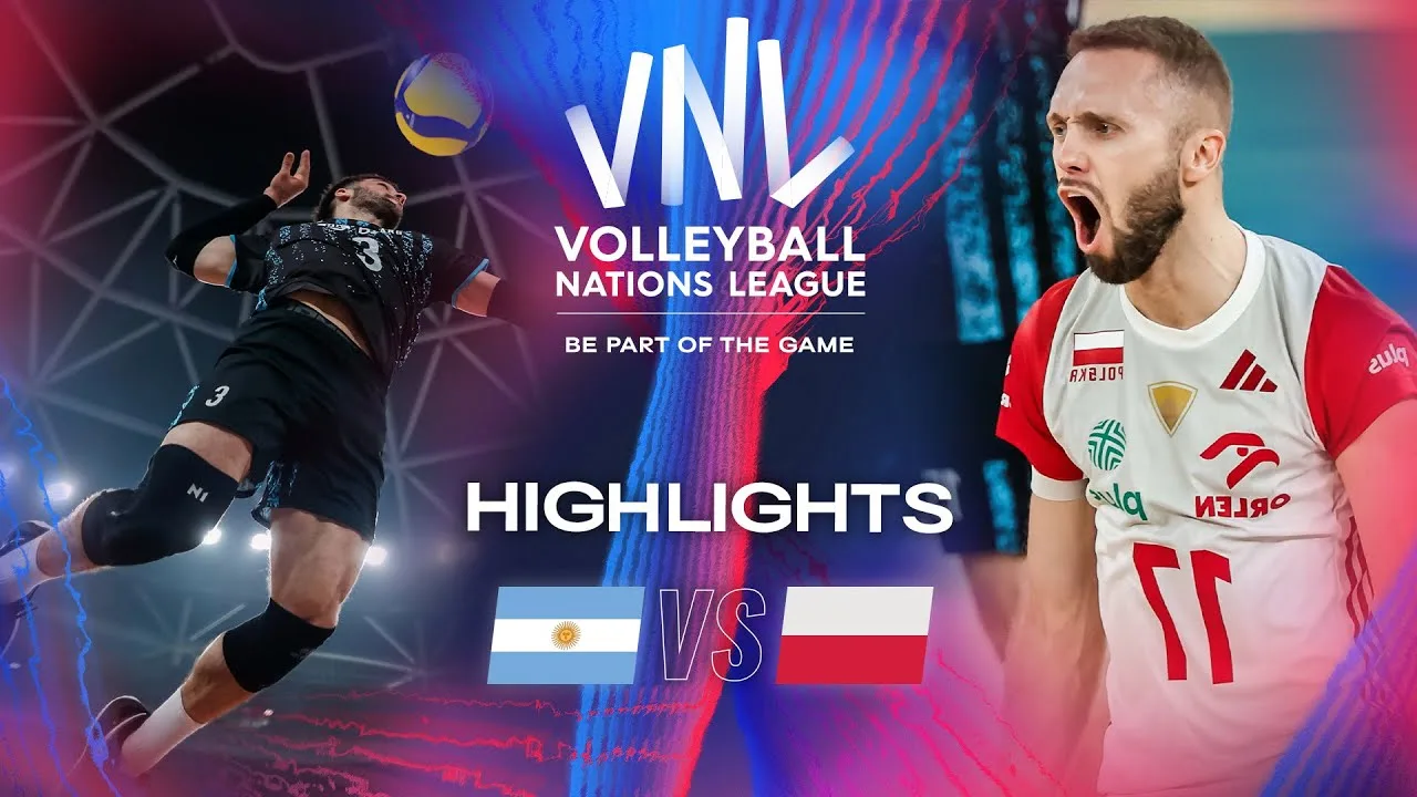 🇦🇷 ARG vs. 🇵🇱 POL - Highlights | Week 3 | Men's VNL 2024