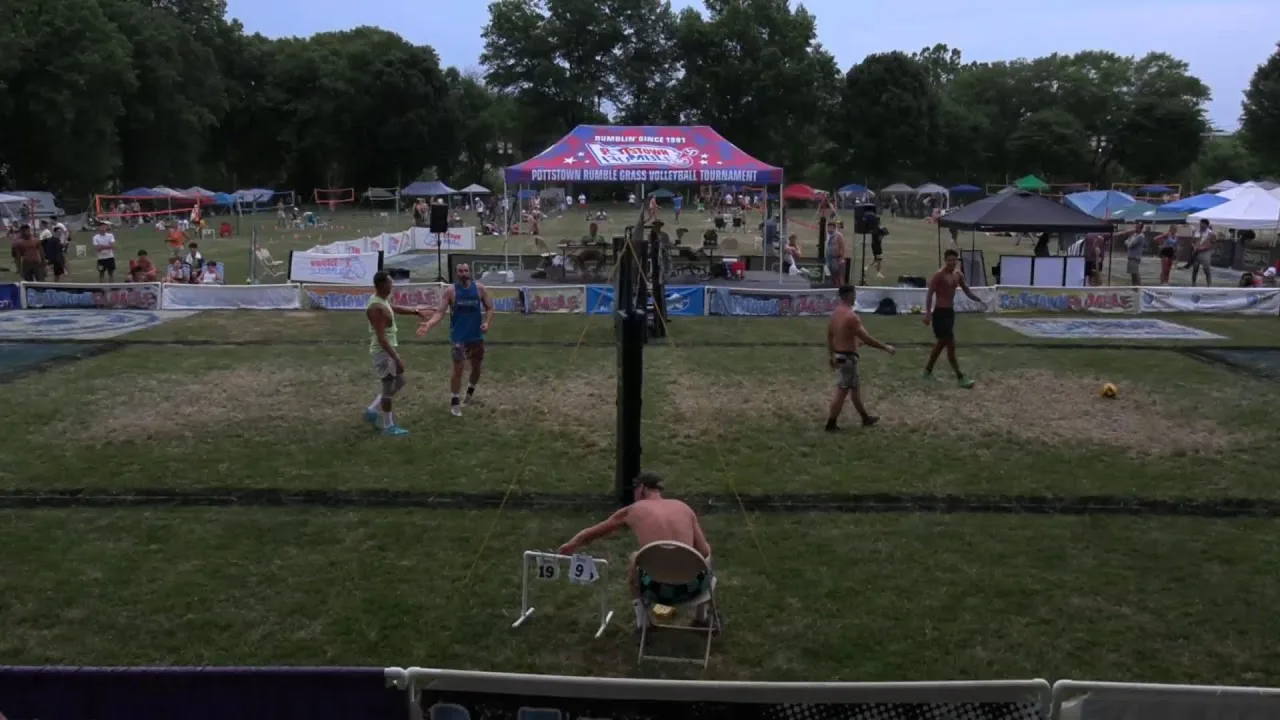 AVP Grass | The Pottstown Rumble | Eric McGuiney / Travis Mintzer vs. Ryan Charterina / Sami Jindyeh