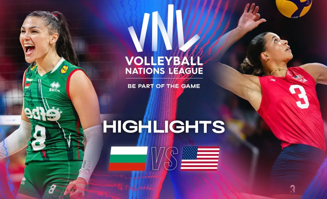 🇧🇬 BUL vs. 🇺🇸 USA - Highlights | Week 2 | Women's VNL 2024