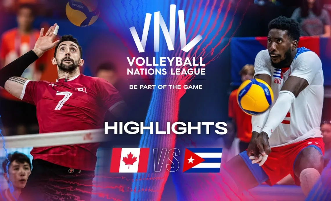🇨🇦 CAN vs. 🇨🇺 CUB - Highlights | Week 2 | Men's VNL 2024