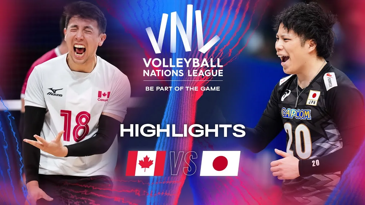 🇨🇦 CAN vs. 🇯🇵 JPN - Highlights | Week 3 | Men's VNL 2024