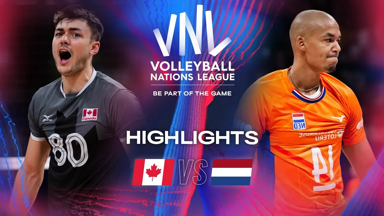 🇨🇦 CAN vs. 🇳🇱 NED - Highlights | Week 3 | Men's VNL 2024