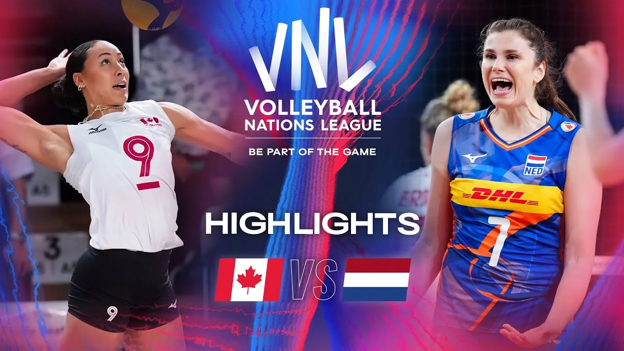 🇨🇦 CAN vs. 🇳🇱 NED - Highlights | Week 3 | Women's VNL 2024