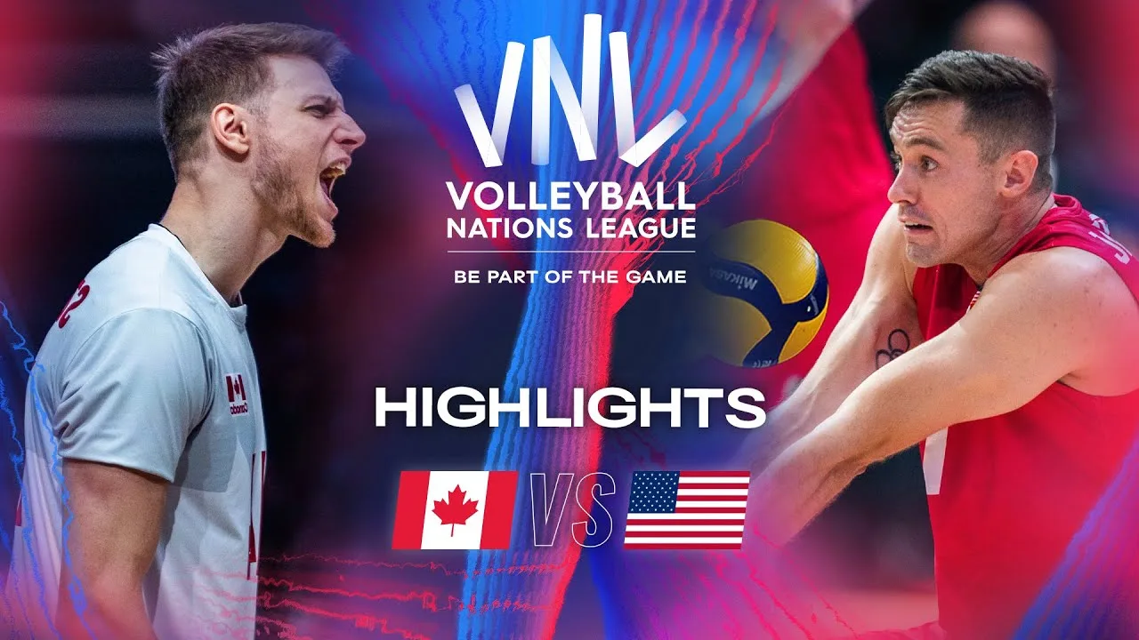 🇨🇦 CAN vs. 🇺🇸 USA - Highlights | Week 2 | Men's VNL 2024